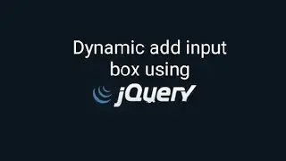 How to add/remove dynamically single or multiple inputbox