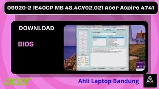 09920-2 JE40CP MB 48.4GY02.021 Bios, Schematic and Boardview Acer Aspire 4741