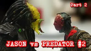 Jason Vs. Predator #2 (Part 2) Stop Motion || AG Stop Motion