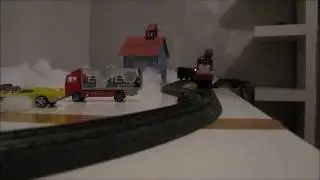 märklin radalla tavarajuna ja matkustajajuna
