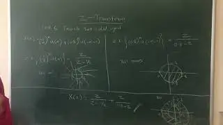 Z-transform. Video 4