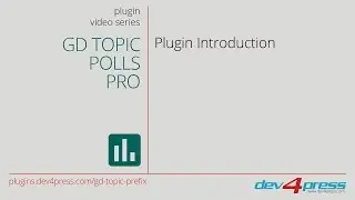 GD Topic Polls Pro: Plugin Introduction