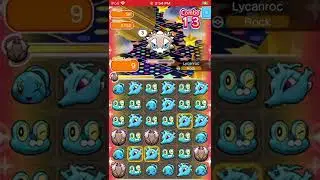 Pokemon Shuffle Mobile - Lycanroc Updated Pre-Stage 106 ITEMLESS S Rank