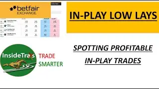 PROFITABLE BETFAIR STRATEGIES - IN-PLAY LOW LAYS