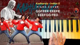 Kadharalz - Indian 2 Song Piano Cover with NOTES | AJ Shangarjan | AJS