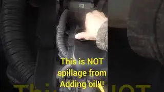 Why does OIL leak out of my OIL CAP?