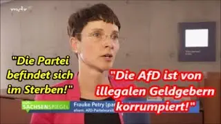 Frauke Petry rechnet mit der AfD ab!