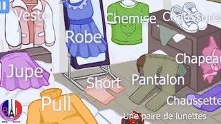 FUN FRENCH CLOTHES'S GAME /TYPES OF CLOTHES IN FRENCH