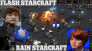 Starcraft FLASH vs RAIN TvP SC Remastered Broodwar 2024 LADDER