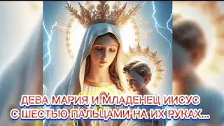ДЕВА МАРИЯ И МЛАДЕНЕЦ ИИСУС С ШЕСТЬЮ ПАЛЬЦАМИ НА ИХ РУКАХ..НА ИКОНАХ КАРТИНКАХ..