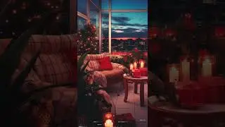 80s Christmas inspired interiors, generated via MIDJOURNEY 
