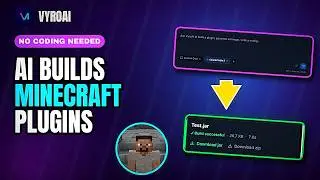 I created a Minecraft plugin without coding — VyroAI.vip