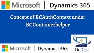 Concept of BCAuthContext under BCContainerhelper