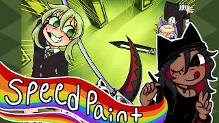 Maka VS Crona | Soul Eater Speedpaint