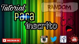 Fazendo capa para meu youtube