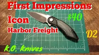 Quick first impressions of the Icon knife