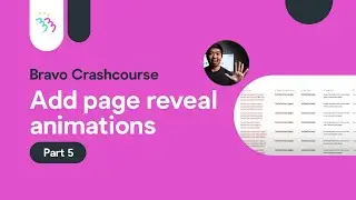 Bravo Studio crash course - Ready | How to add page reveal animations to your app