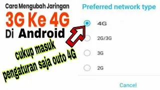 Cara Ubah Jaringan H+ ke 4G Tanpa Aplikasi Cukup Masuk Pengaturan Hp Anda Saja Untuk Mengaktifkannya