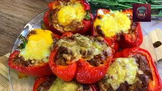 These peppers will win your heart ❤️ Stuffed peppers with egg