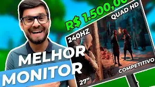 MELHOR MONITOR GAMER  PRA JOGAR EM QUAD HD, 240HZ E TELA IPS I CENTAURI PULSE PRO 27