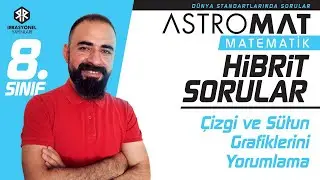 Astromat 8. Sınıf Hibrit Sorular - Test 12 - Çizgi ve Sütun Grafiklerini Yorumlama