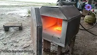 cara membuat burner peleburan logam