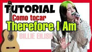 COMO tocar THEREFORE I AM de Billie Eilish en GUITARRA (Muy FÁCIL)