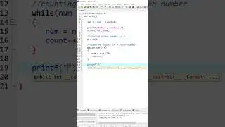 Count Digits in a given number in C @codingexplorer9465