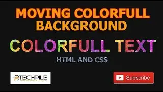 moving colorfull text background animation ।। Best css effect on text color