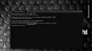 The value is protected by Secure Boot policy and cannot be modified or deleted.