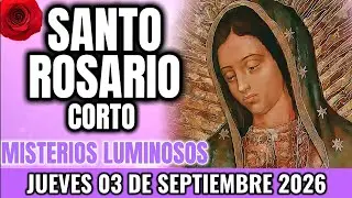 Today's Short Holy Rosary. Thursday, September 3rd, 2026 - Short Rosary
