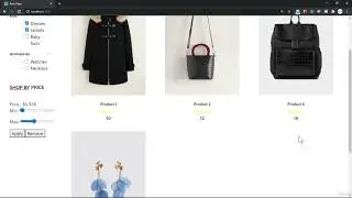 How to Apply Price Filter in React E-commerce Project | React Price Range Filter Tutorial