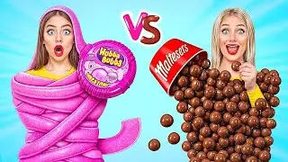 Bubble Gum vs Chocolate Food Challenge | Prank Wars by Multi DO Challenge