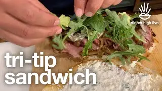 Tri-tip Sandwich – Easier than Brisket but Just as Tasty!