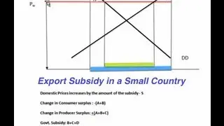 International Trade: Export Subsidy - Small Country