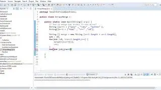how to merge two arrays in one ?