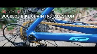 Installation steps for BUCKOS golden chain#bike #bicycle #roadbike #mountainbiking #bikechain