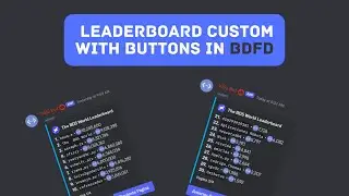 ¡¡LEADERBOARD CUSTOM WITH BUTTONS AUTOMATIC IN BDFD (AVANZED)!!