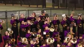 Montage of the 2023 Hickman Marching Band's last football game