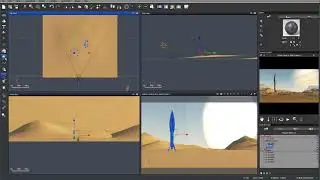 Vue tutorial. Jupitor moon atmosphere setup and render part 4