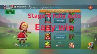 Lords mobile witch limited challenge stage 4 fully auto dark disaster