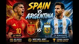Spain 🇪🇸 vs Argentina 🇦🇷 | Epic Clash! Who Will Win? | Full Match Highlights & Analysis