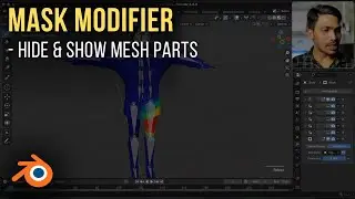 How to Use the Mask Modifier in Blender (Vertex Group & Armature Mode)