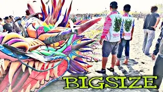Layangan Naga Bigsize, Habis Berapa Bikin Layangan Segede ini ??