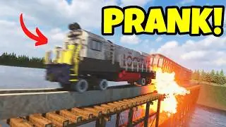 BEST OF Train Bridge Collapsing Destruction! | Teardown Gameplay