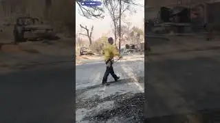 LA firefighter faces off with 'looter' over an Emmy