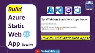 Azure Static Web Apps (SWA) | Build | with Visual Studio Code | DevOps | C#