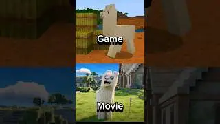 Minecraft MOVIE Vs. Minecraft GAME #minecraftmovie #tralier #minecraft
