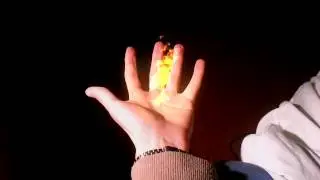 after effects flaming hand