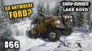 SNOWRUNNER / ON PS4 / #66 / GO ANYWHERE FORD? / LAKE KOVD GAMEPLAY.